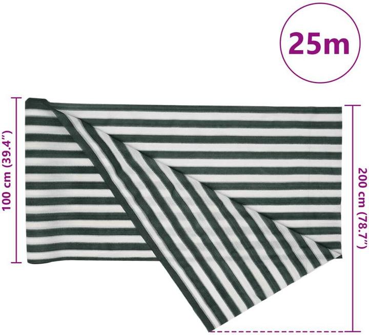 Actual product image VidaXL Zaunblende HDPE 150 g/m² (2500 cm)