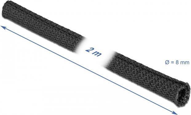 Immagine prodotto Delock Protezione del cavo 2.0m (Tubo cavi, 0.80 cm)