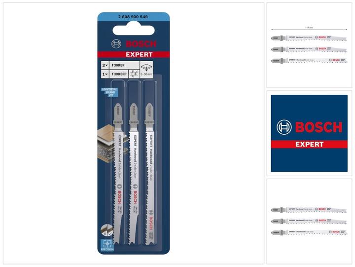 Actual product image Bosch Professional Zubehör Expert jigsaw blade set