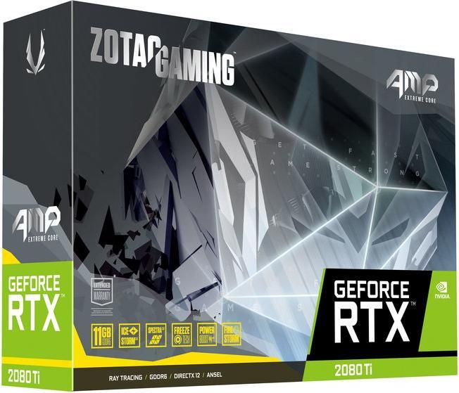 Image du produit Zotac Gaming GeForce RTX 2080 Ti Gaming AMP Extreme Core Editon (11 Go)