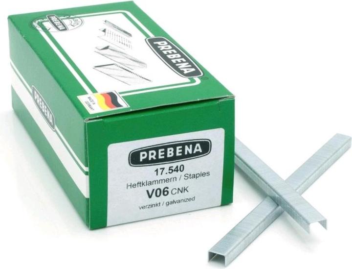 Produktbild Prebena Heftklammern verzinkt6 mm