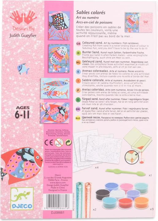 Actual product image Djeco Crafting Coloured Sand
