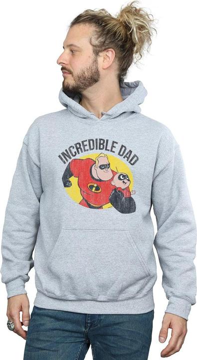Actual product image Disney Mens The Incredibles Bob Parr Incredible Dad Hoodie (M)