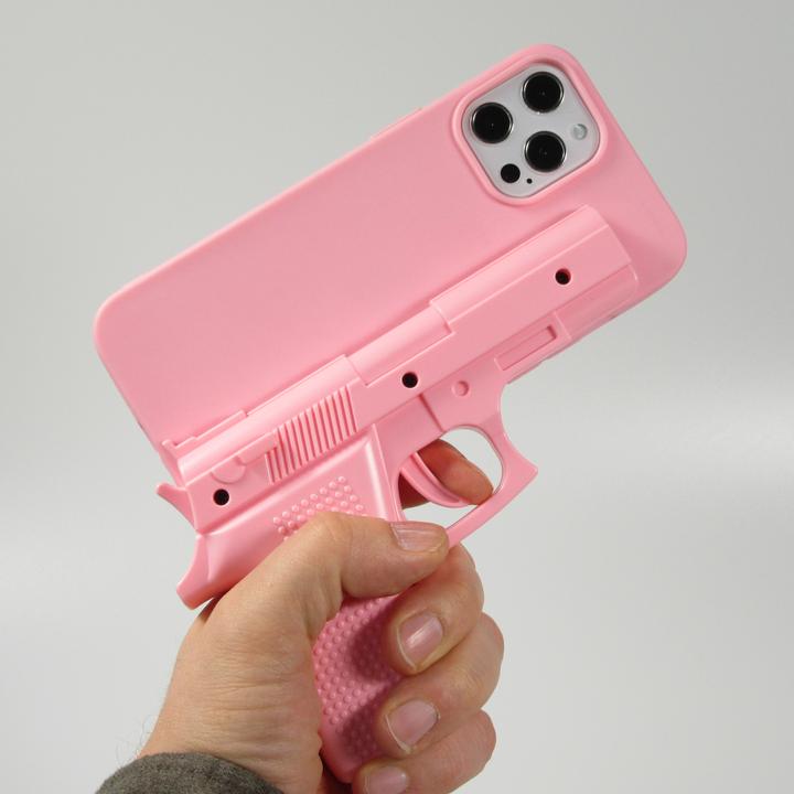 Produktbild PhoneLook Hülle Realistische Pistole 3D mit nutzbarem Abzughebel (Apple iPhone 12 Pro Max)