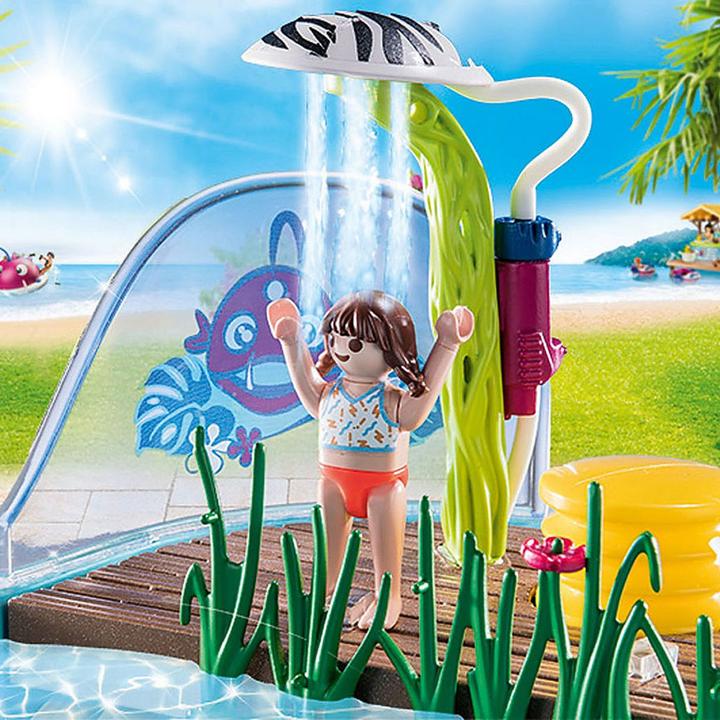 Produktbild Playmobil Spassbecken mit Wasserspritze (70610, Playmobil Family Fun)