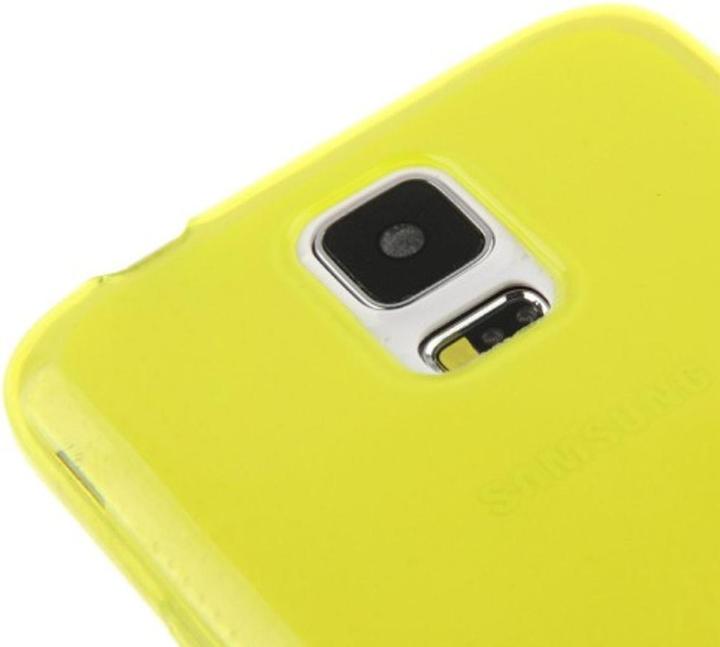 Produktbild König Design Handyhülle Flip Quer für Handy Samsung Galaxy S5 / S5 Neo Gelb (Samsung Galaxy S5, Samsung Galaxy S5 Neo)