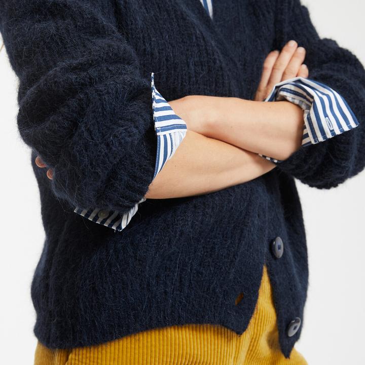 Image du produit La Redoute Collections Cardigan col V Signature GILDAS (38)
