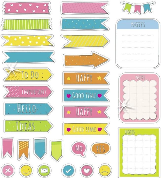 Produktbild Ursus Glitzer-Sticker FUN Mot. 05 59540005F 150 Sticker