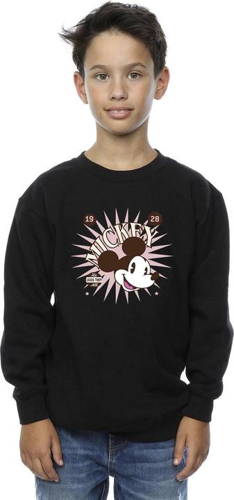 Actual product image Disney Boys Mickey Mouse Vintage Leads Them All Sweatshirt (152, 158)