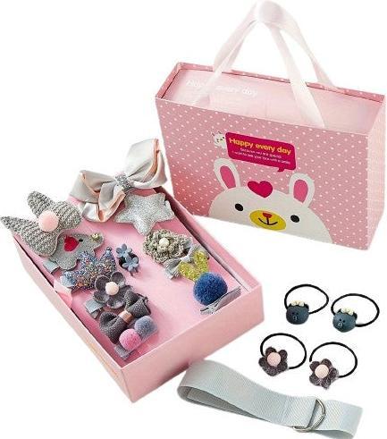 Image du produit Activity Board Lot de 18 pinces à cheveux pour filles, bijoux de cheveux pour filles, pinces à cheveux avec boîte (18 pcs)