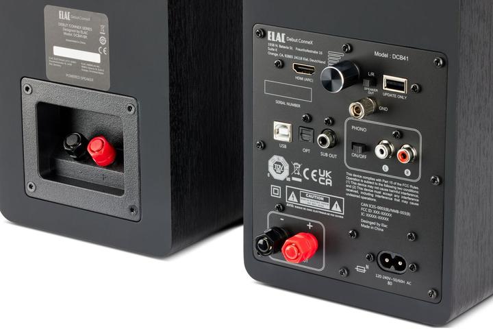 Image du produit ELAC Debut ConneX DCB41 Set d'enceintes stéréo actives *noix*. (1 paire)