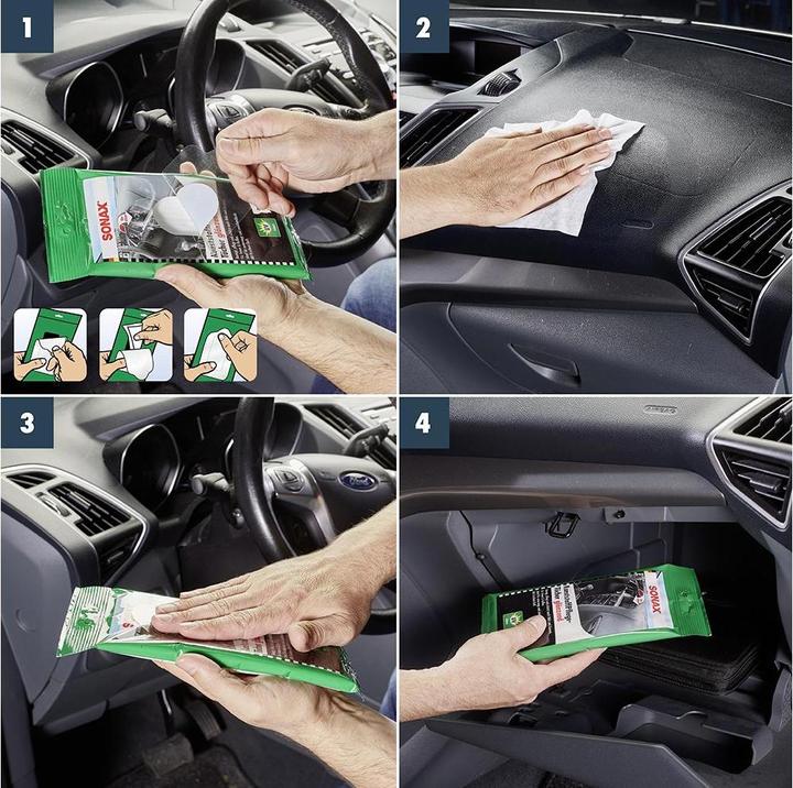 Immagine prodotto Sonax Panni di plastica "lucidi" in confezione da 10 pezzi.