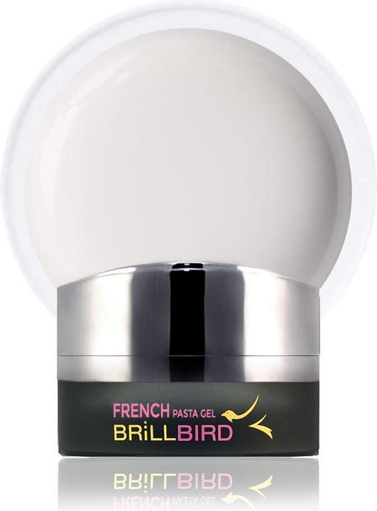 BrillBird French Pasta White Builder gel 5 ml (White, Gel-Effect Nail Polish)
