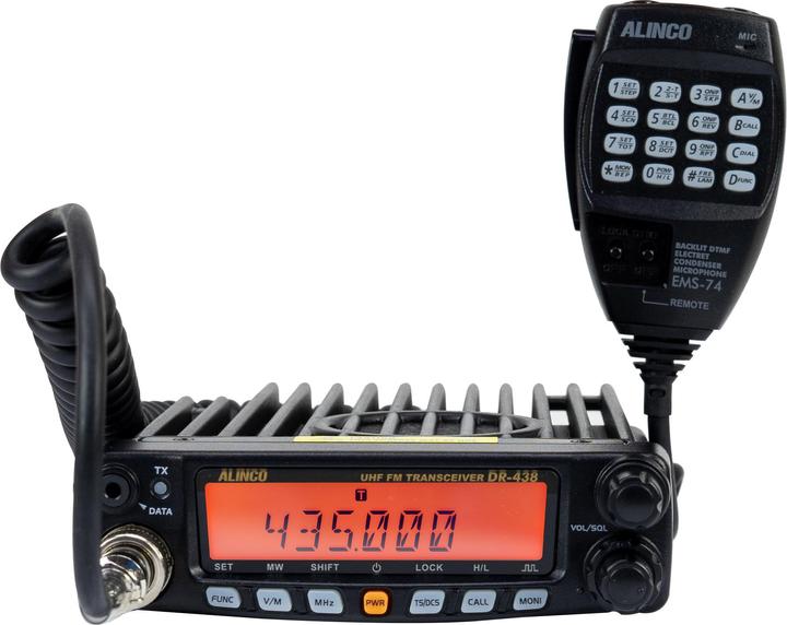 Immagine prodotto Alinco Radio UHF PNI DR-438-HE, 200CH, 400-470 MHz, DTMF, squelch, 13,8 V, 1024DCS-50CTCSS