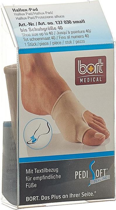 Produktbild Bort Medical Pedisoft Texline Hallux Pad small (S)