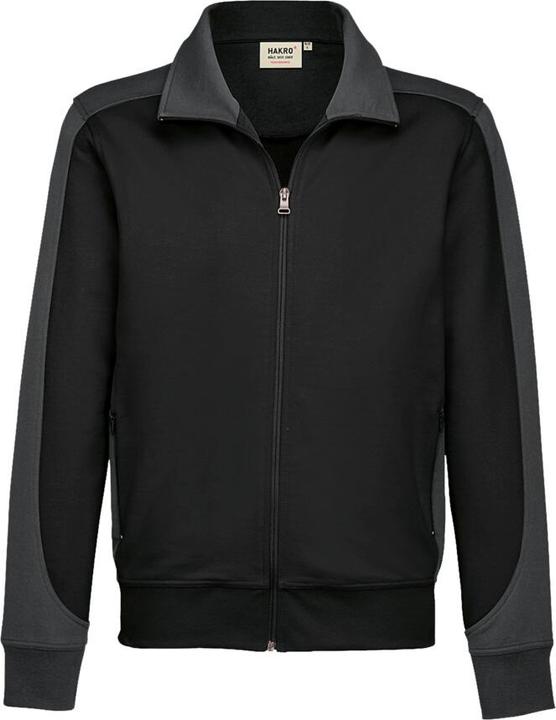 Image du produit Hakro Veste de sweat Contrast Perf noir/anthracite Gr.M (M)