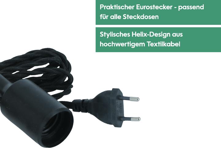 Actual product image Parus by Venso E27 lamp holder with 4m cable, improved photosynthesis and higher chlorophyll formati (LED)