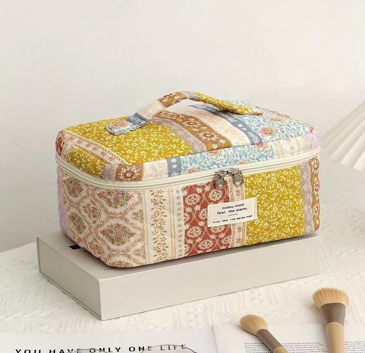 Immagine prodotto Only-Bags.Store Borsa per cosmetici in cotone con grande capacità -, non impermeabile, inodore