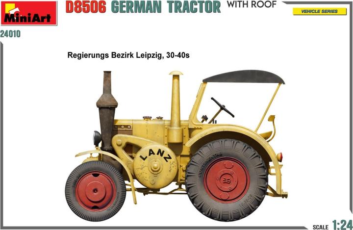 Immagine prodotto Trattore Dt. 1:24 D8506 con tetto della cabina tetto della cabina