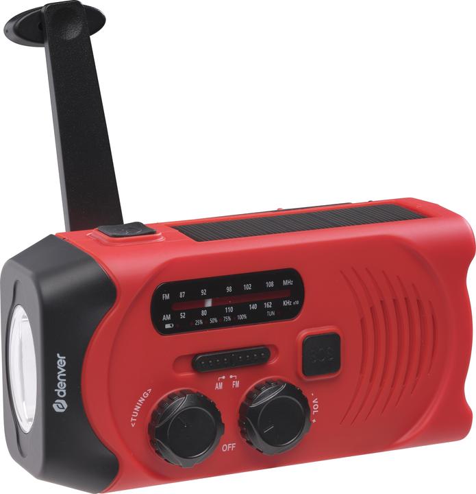 Produktbild Denver Radio SCR-2000 Solar-Kurbelradio (FM, AM)