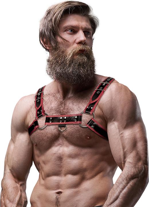 Immagine prodotto Fetish submissive Attitude - Arn S Eco-Skin Petto Uomo Nero/Rosso (S)