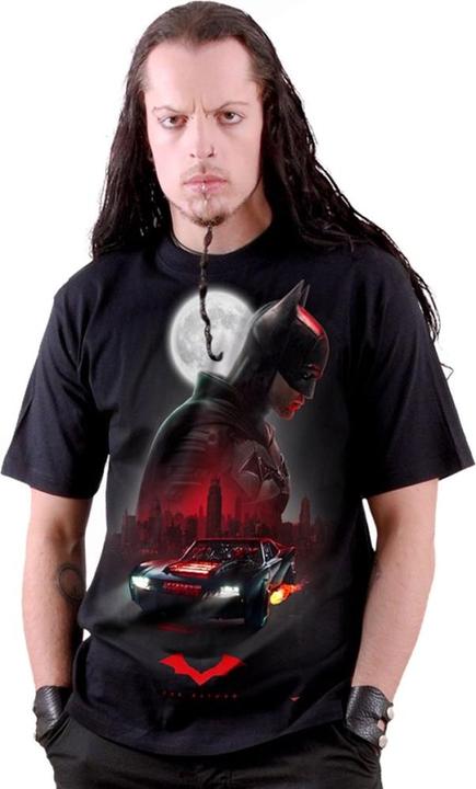 Actual product image Batman Unisex Adult Batmobile Short-Sleeved T-Shirt (S)