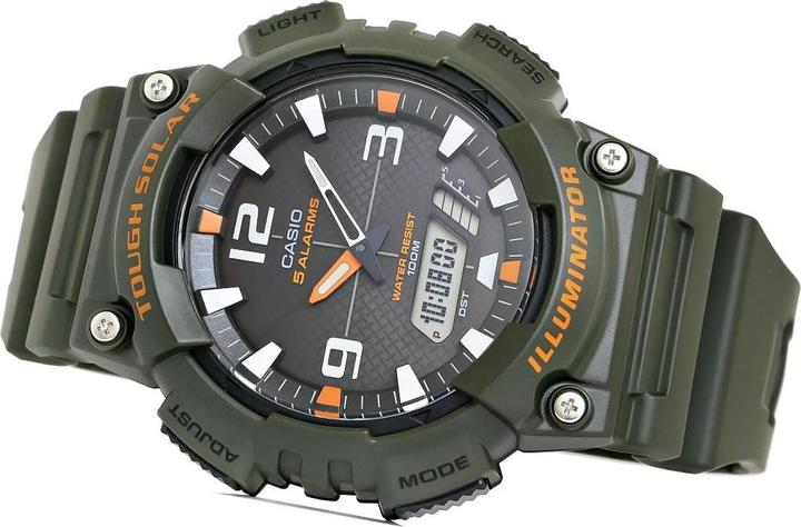 Produktbild Casio Uhr Herrenuhr AQ - S810W-3AV 10 Bar SOLAR zum Schwimmen (Sportuhr)