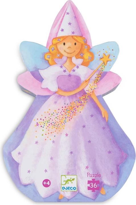 Actual product image Djeco The fairy and the unicorn (36 pieces)