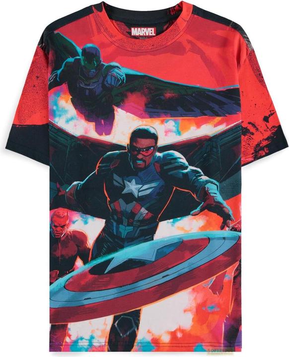 Produktbild Difuzed Captain America - Character AOP Men's Short Sleeved T-shirt - M (M)