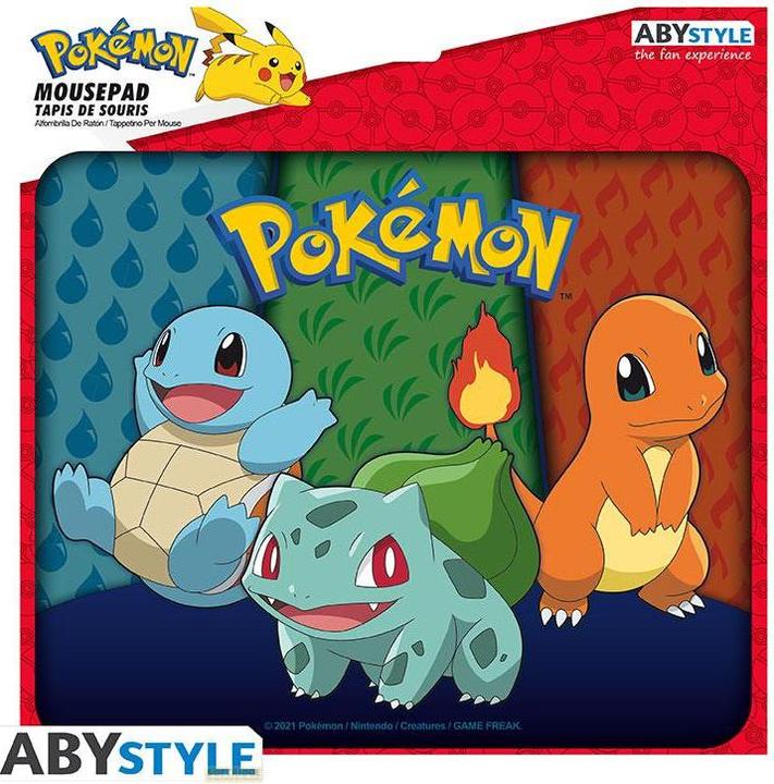 Produktbild ABYstyle Tappetino Mouse Pokemon : Starters Kanto