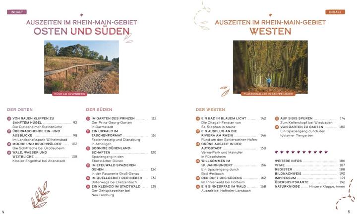 Actual product image Auszeiten für die Seele im Rhein-Main-Gebiet (German, Annette Bernjus, Gisela Immich, 2023)