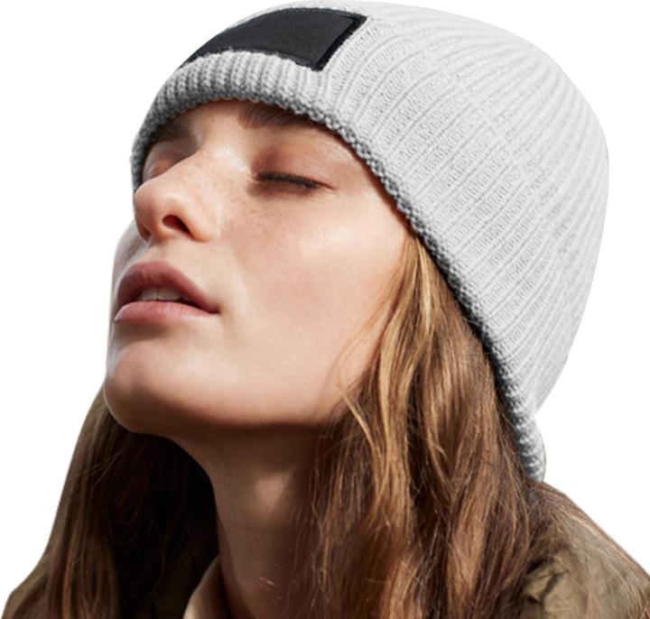 Produktbild Beechfield Fashion Mütze Gewebter Aufnäher (One Size)