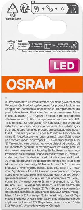 Produktbild Osram Star R50 (E14, 1.50 W, 110 lm, 1 x, F)
