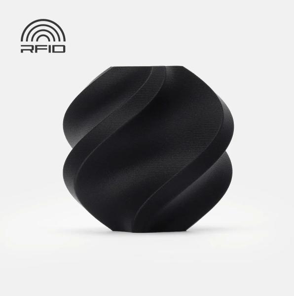Immagine prodotto Bambu Lab Filamento PLA CF nero 1 kg di ricarica (PLA, Carbonio, 1000 g, Nero)