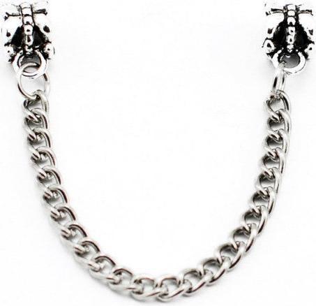 Image du produit Hermex Connecteur Chaîne Charm Pendentif Strass argenté - Argenté (Alliage métallique 925 et strass)