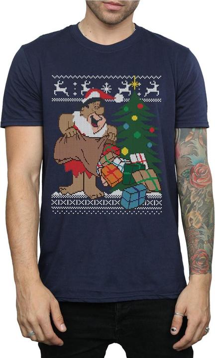 Produktbild The Flintstones Christmas Fair Isle TShirt (M)