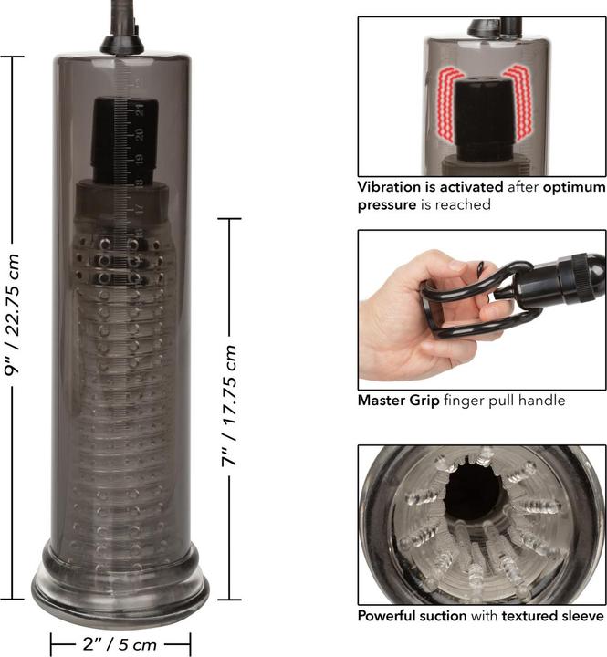 Produktbild CalExotics Vibro Air Pump Black