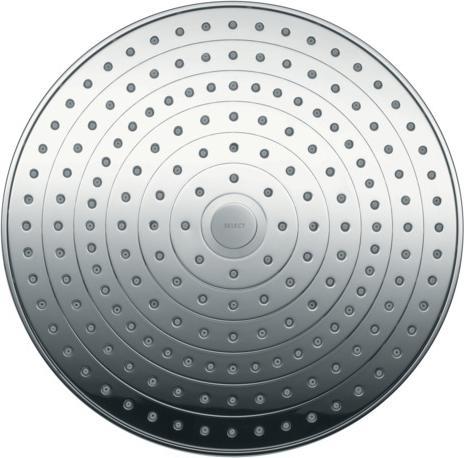 Actual product image hansgrohe HG shower head RAINDANCE SELECT S 300 2jet with ceiling connection 100mm chrome (2 Beam types, 17 l/min)