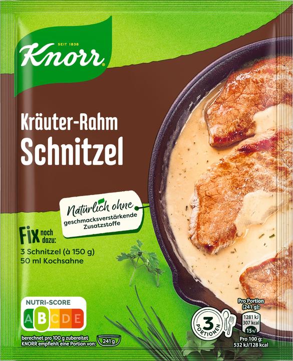 Image du produit Knorr Fix Escalope à la crème aux herbes (47 g)