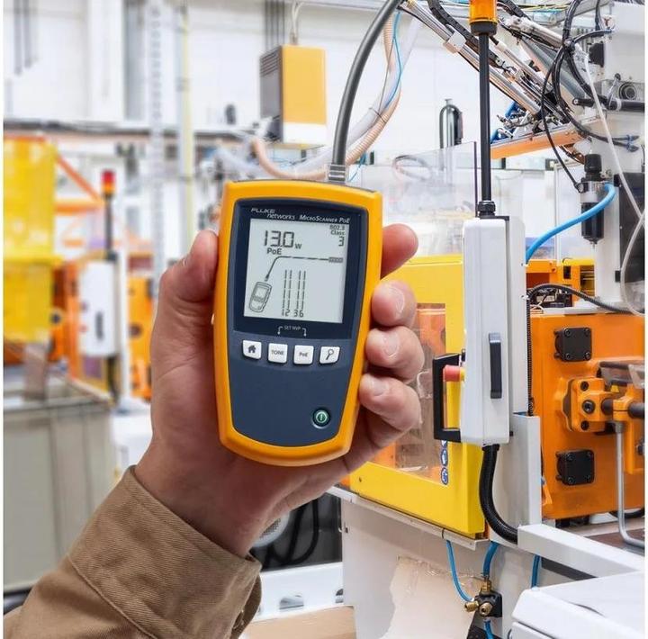 Image du produit Fluke Le PoETester MicroScanner, conçu pour les techniciens de câblage