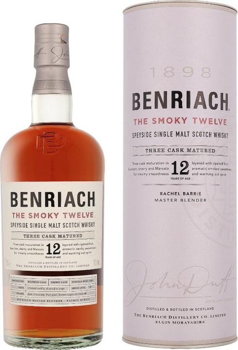 Image du produit BenRiach 12 ans d'âge The Smoky Twelve (Single Malt, Scotch Whisky)