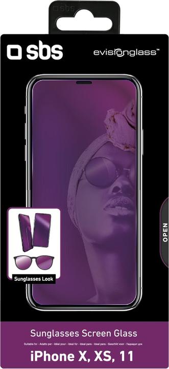 Immagine prodotto SBS Pellicola protettiva per occhiali da sole per iPhone 11 Pro/XS/X (1 Pezzo/i, Apple iPhone XS, Apple iPhone 11 Pro, Apple iPhone X)