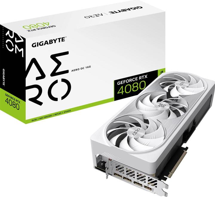 Actual product image Gigabyte GeForce RTX 4080 16GB AERO OC (16 GB)