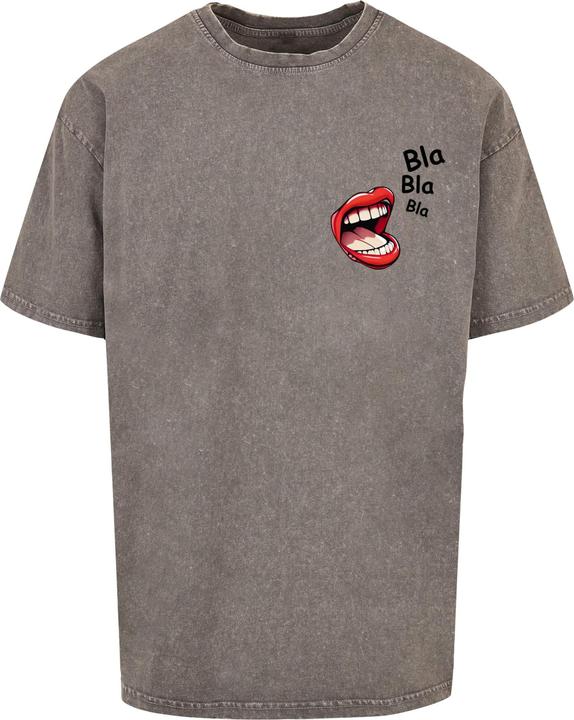 Actual product image Merchcode Bla Bla Bla Comic Acid Washed Oversized Tee - 112879 (XXL)