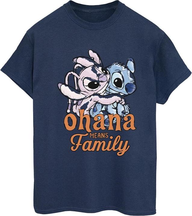 Disney Lilo And Stitch Ohana Angel Hug TShirt (3XL)
