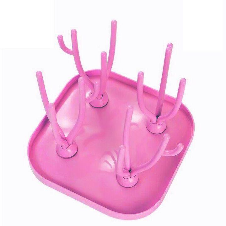 Actual product image JTI Laundry rack for baby bottles - pink