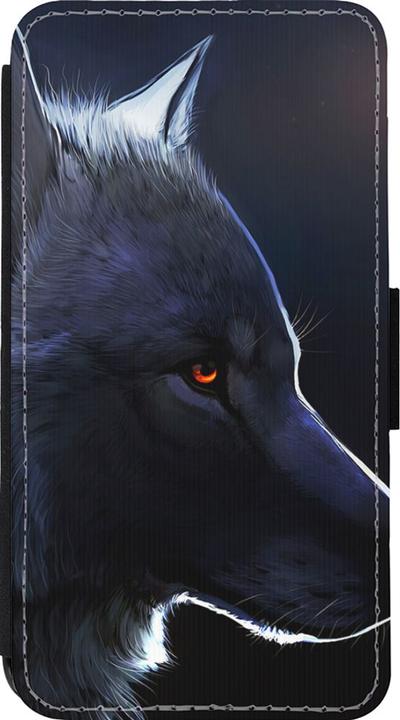 Produktbild PhoneLook Hülle Wallet schwarz Wolf Shape (Apple iPhone 13 mini)