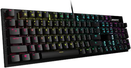Actual product image Gigabyte AORUS K1, Mechanical gaming keyboard, RGB LED lighting, EN, Black, with cable (Eng. Int., Cable)