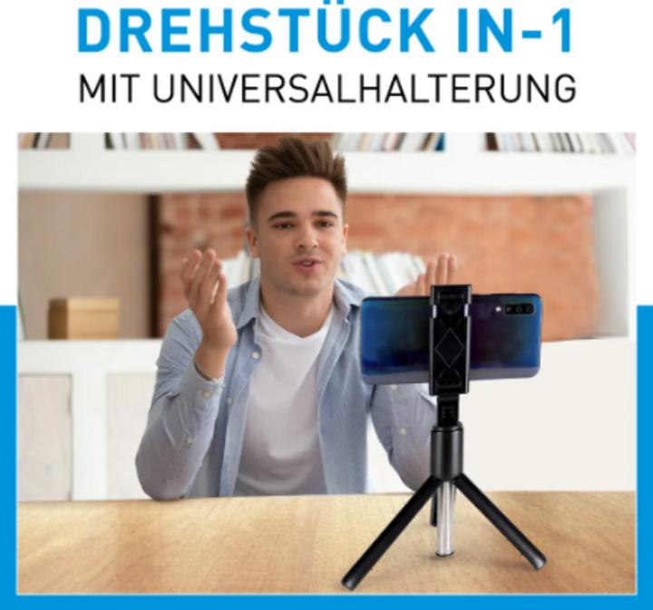 Actual product image Grundig selfie stick with tripod