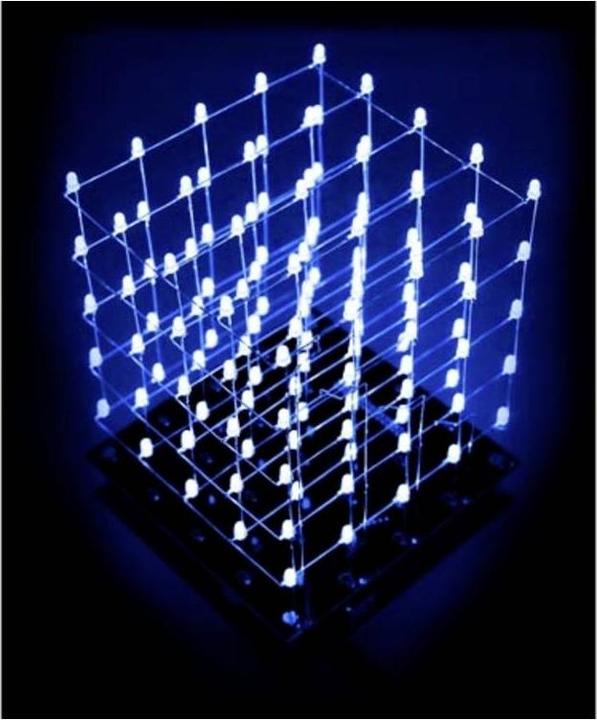 Image du produit Whadda Cube LED 3D 5 x 5 x 5 (LED )